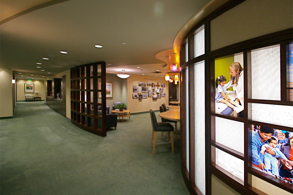 Corporate HQ Hallway