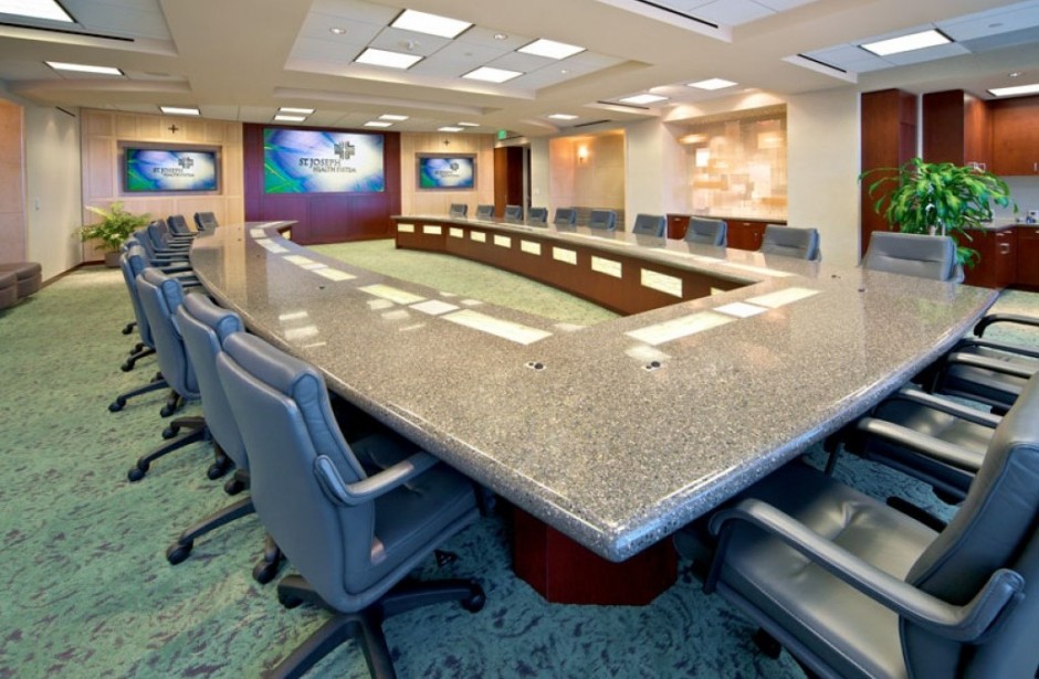 Board Room Table Angled