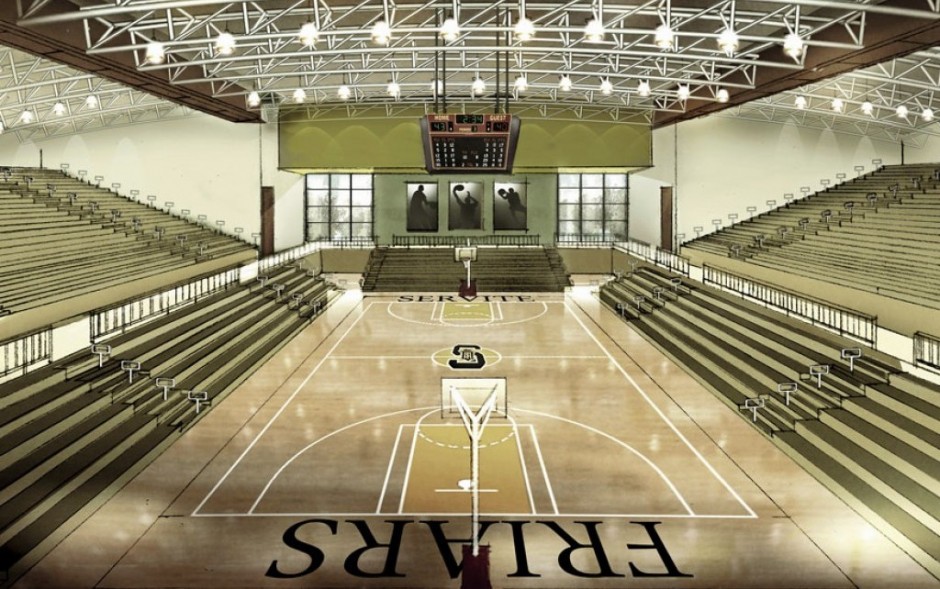 High School Gym Center Court