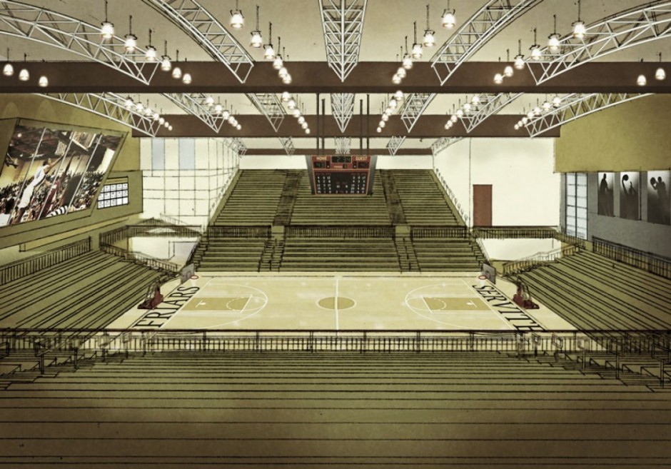 High School Gym Center Court