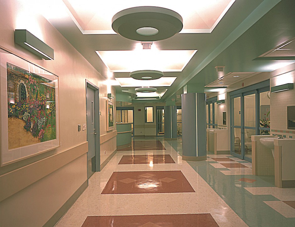 Regional Burn Center ICU Corridor Entrance