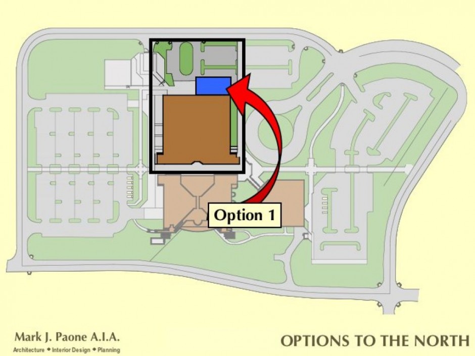 Hospital Expansion North Option 1 